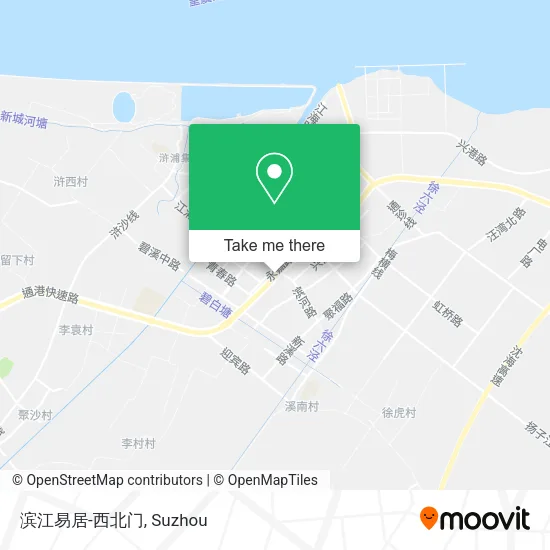 滨江易居-西北门 map