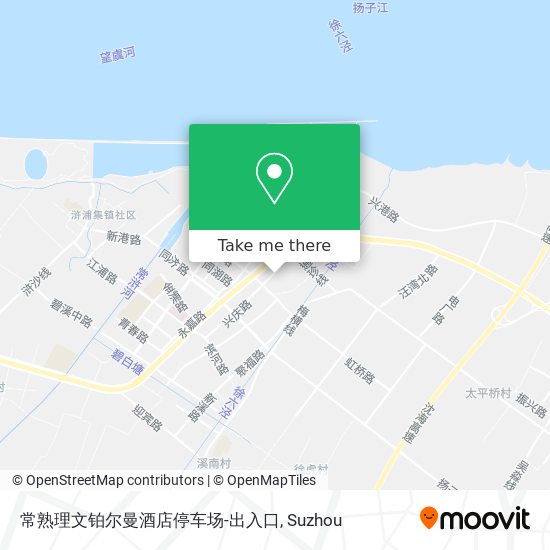 常熟理文铂尔曼酒店停车场-出入口 map