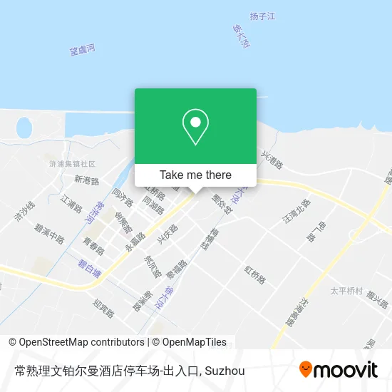 常熟理文铂尔曼酒店停车场-出入口 map
