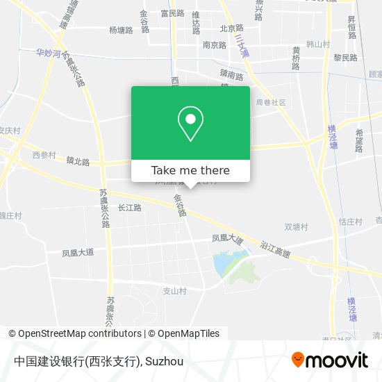 中国建设银行(西张支行) map