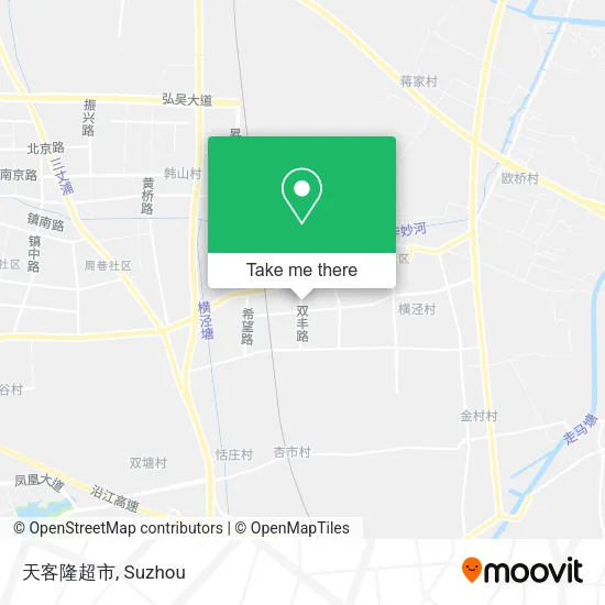天客隆超市 map