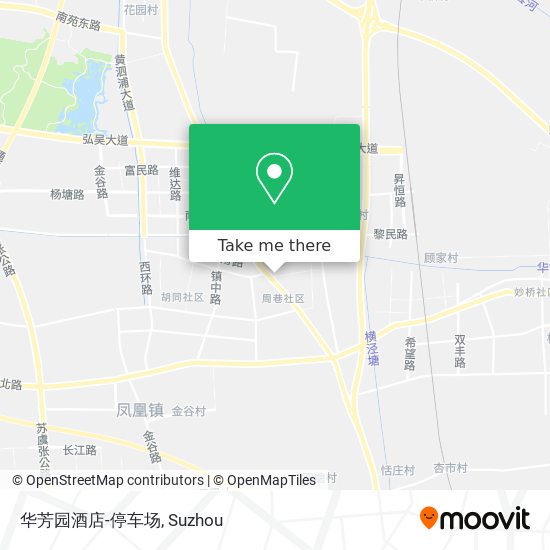 华芳园酒店-停车场 map