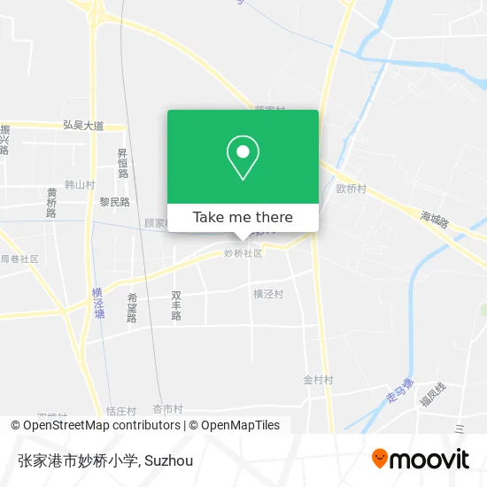 张家港市妙桥小学 map