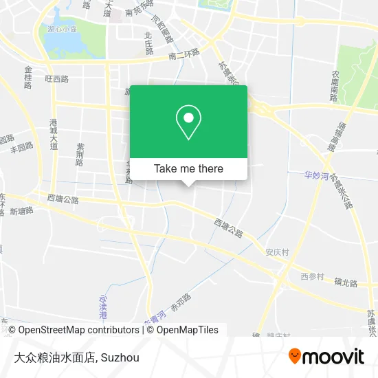 大众粮油水面店 map
