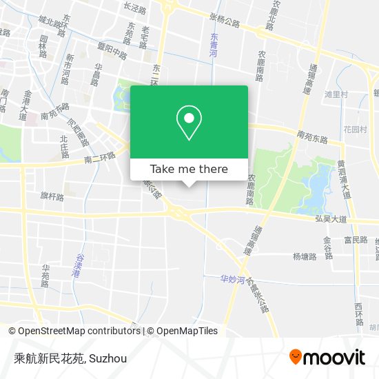 乘航新民花苑 map