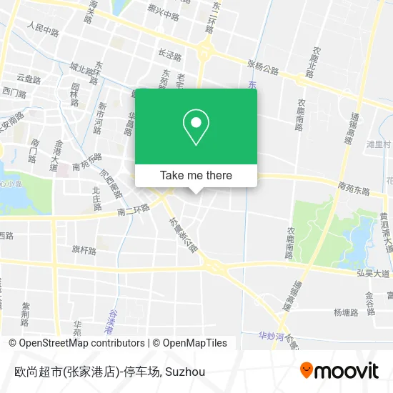 欧尚超市(张家港店)-停车场 map