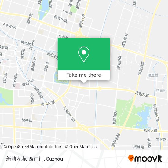 新航花苑-西南门 map