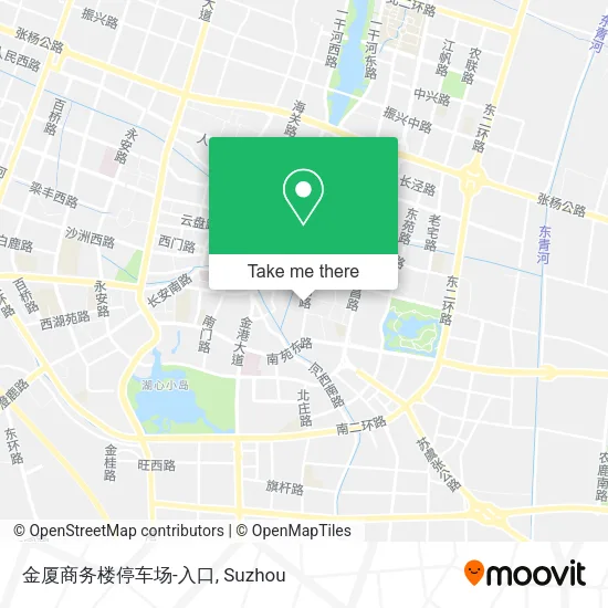 金厦商务楼停车场-入口 map