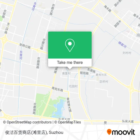 俊洁百货商店(滩里店) map