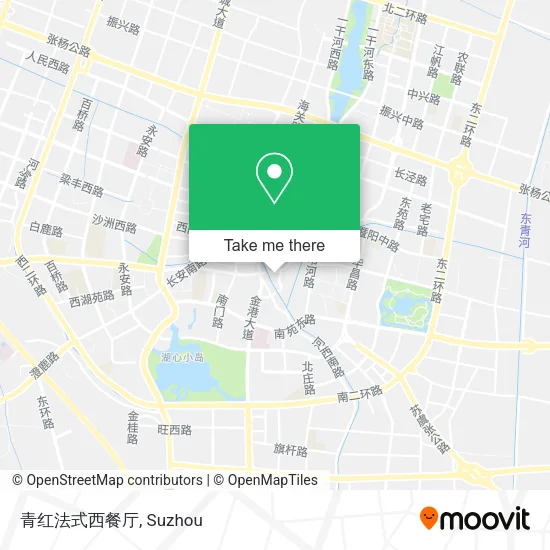 青红法式西餐厅 map