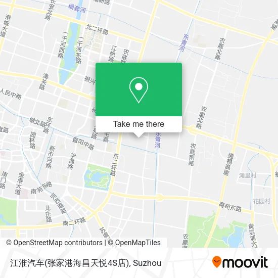 江淮汽车(张家港海昌天悦4S店) map