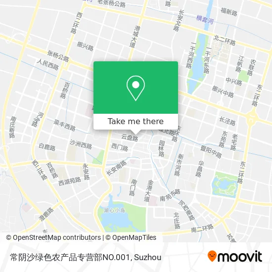 常阴沙绿色农产品专营部NO.001 map