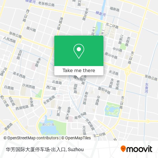 华芳国际大厦停车场-出入口 map
