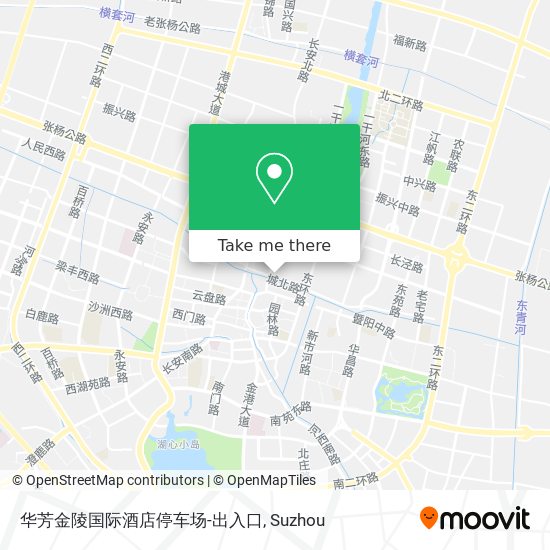 华芳金陵国际酒店停车场-出入口 map