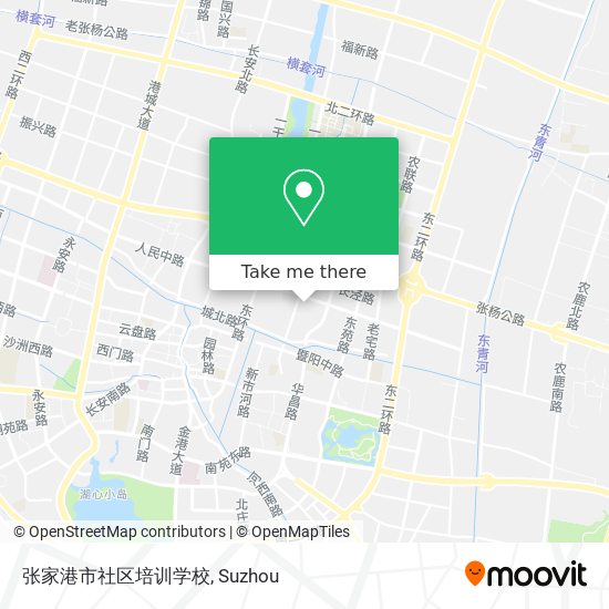 张家港市社区培训学校 map