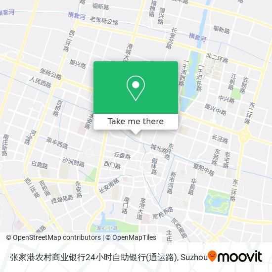 张家港农村商业银行24小时自助银行(通运路) map