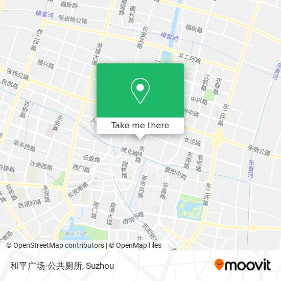 和平广场-公共厕所 map