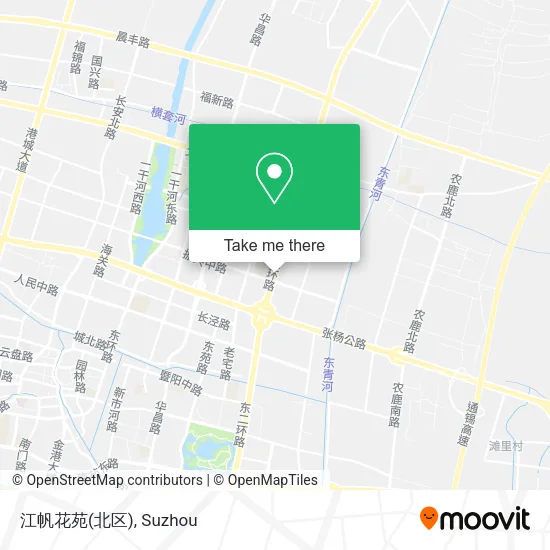 江帆花苑(北区) map