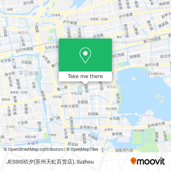 JESSIS袺夕(苏州天虹百货店) map