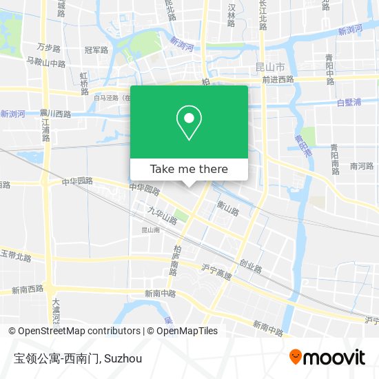 宝领公寓-西南门 map