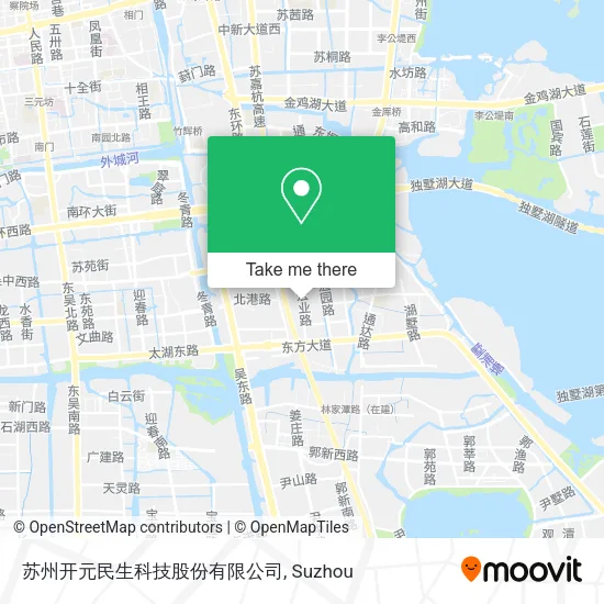苏州开元民生科技股份有限公司 map