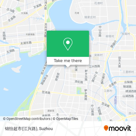 锦怡超市(江兴路) map