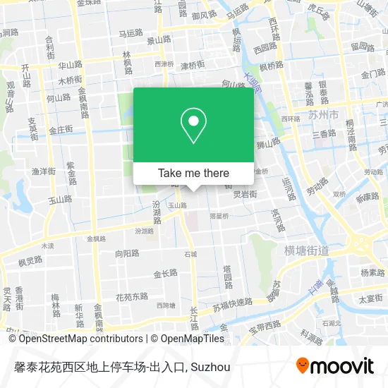 馨泰花苑西区地上停车场-出入口 map