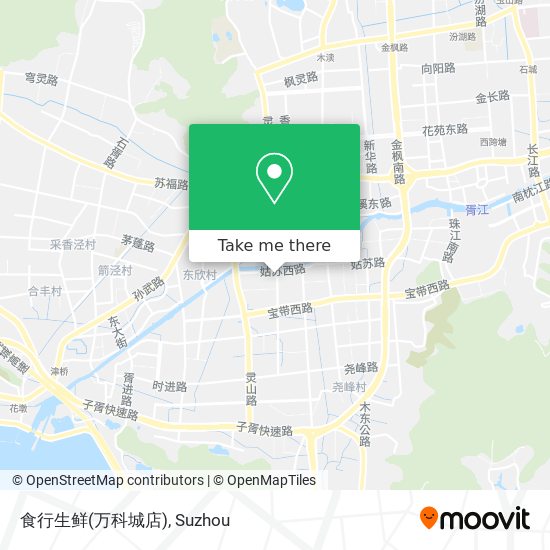 食行生鲜(万科城店) map