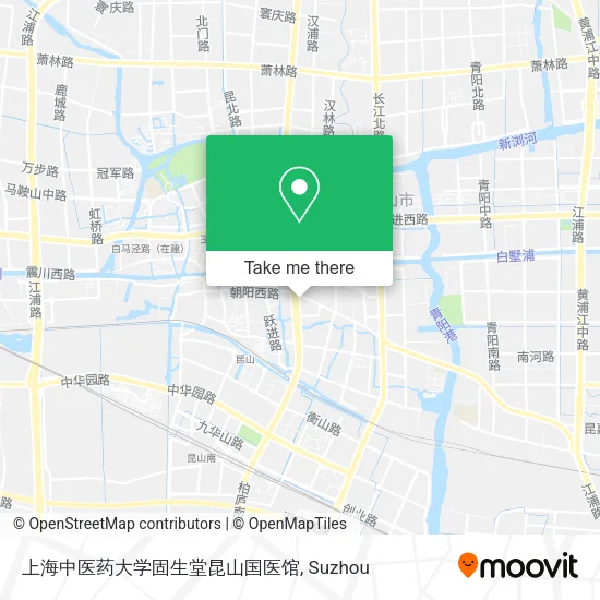上海中医药大学固生堂昆山国医馆 map