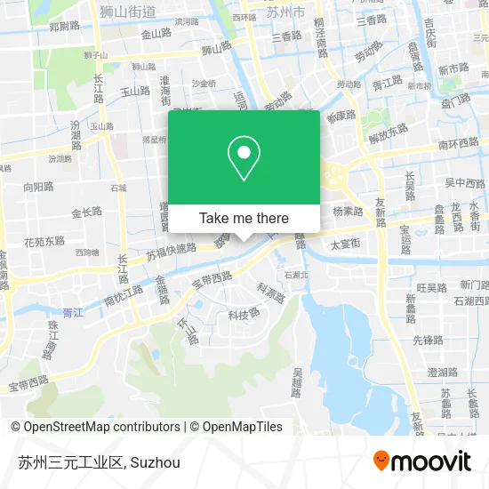 苏州三元工业区 map