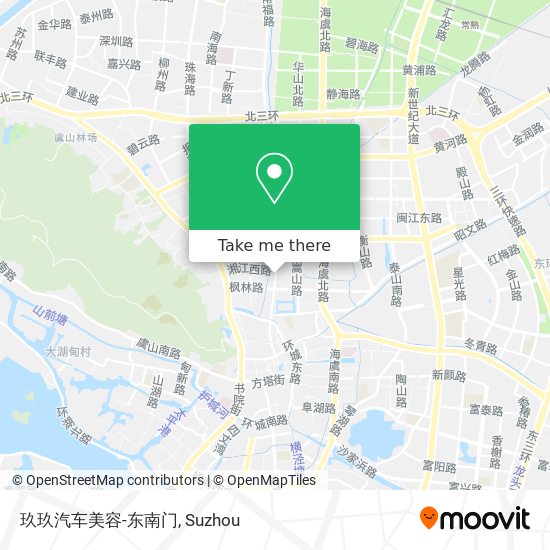 玖玖汽车美容-东南门 map