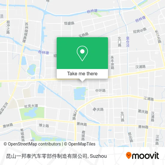昆山一邦泰汽车零部件制造有限公司 map