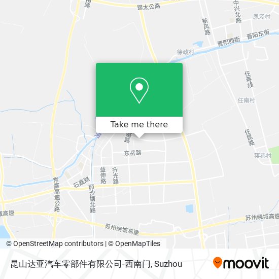 昆山达亚汽车零部件有限公司-西南门 map