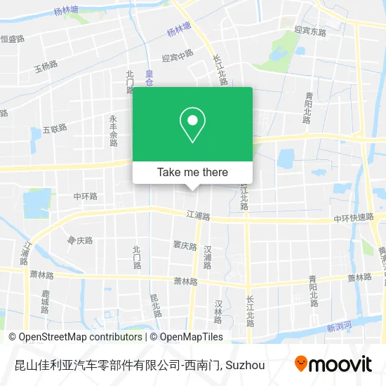 昆山佳利亚汽车零部件有限公司-西南门 map