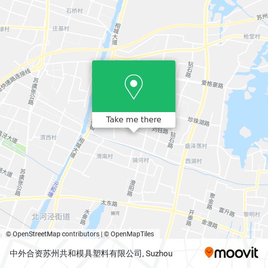 中外合资苏州共和模具塑料有限公司 map