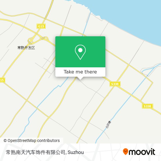 常熟南天汽车饰件有限公司 map