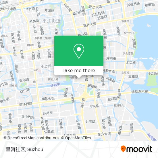 里河社区 map