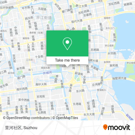 里河社区 map