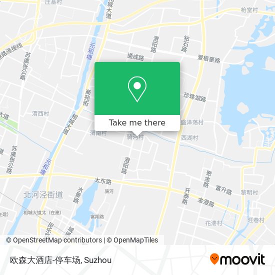 欧森大酒店-停车场 map