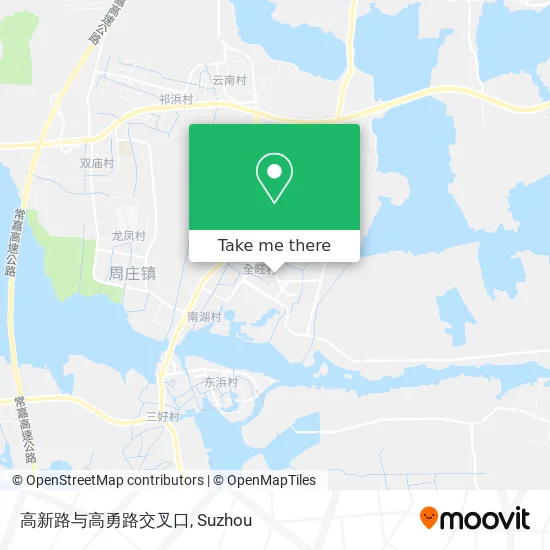 高新路与高勇路交叉口 map