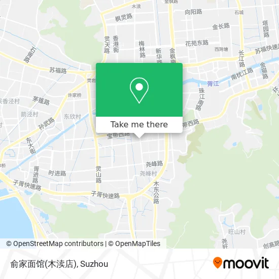 俞家面馆(木渎店) map