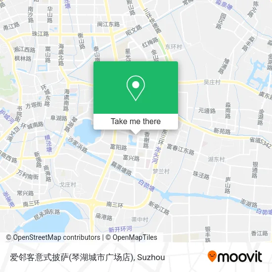 爱邻客意式披萨(琴湖城市广场店) map
