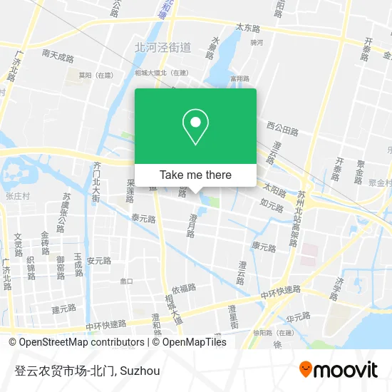 登云农贸市场-北门 map