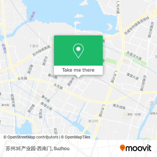 苏州3E产业园-西南门 map