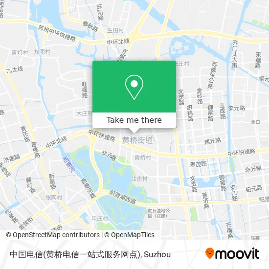 中国电信(黄桥电信一站式服务网点) map