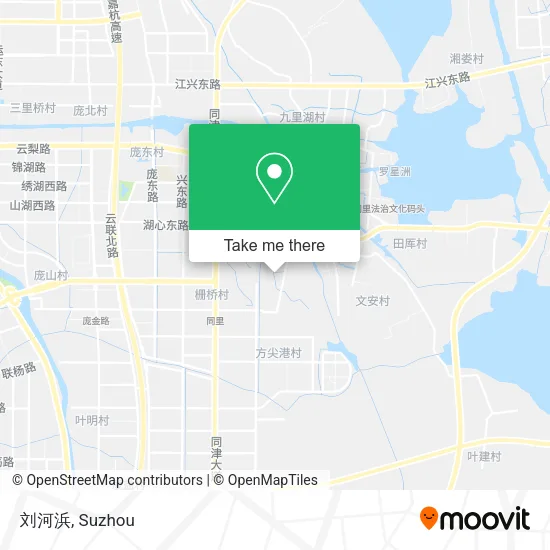 刘河浜 map