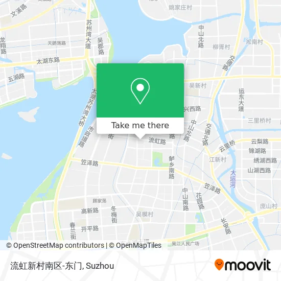 流虹新村南区-东门 map
