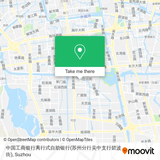 中国工商银行离行式自助银行(苏州分行吴中支行碧波街) map