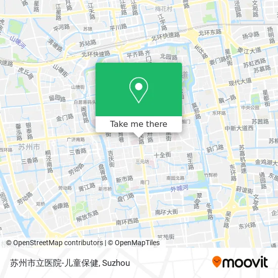 苏州市立医院-儿童保健 map
