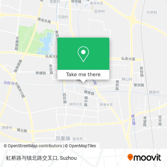 虹桥路与镇北路交叉口 map